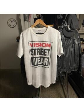 Rare Vintage 80s/90s Vision Street Wear Mesh Shirt